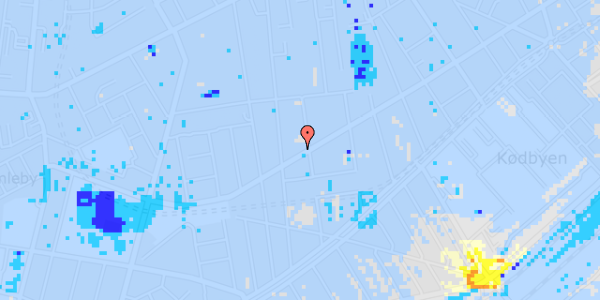 Ekstrem regn på Istedgade 118, 4. 