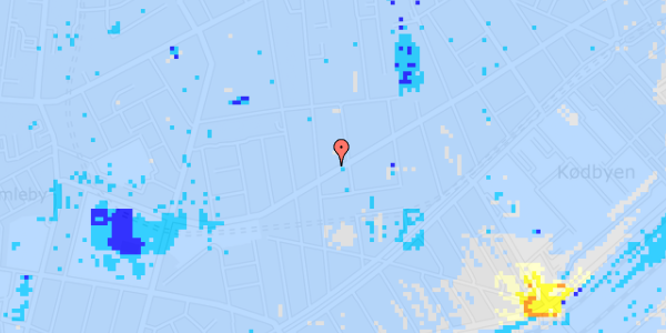 Ekstrem regn på Istedgade 122, 2. 