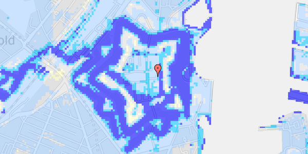 Ekstrem regn på Kastellet 13A, 1. 