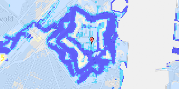 Ekstrem regn på Kastellet 16