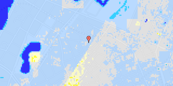 Ekstrem regn på Købmagergade 62, 1. 1