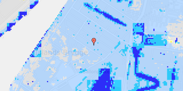 Ekstrem regn på Leifsgade 14, 3. th