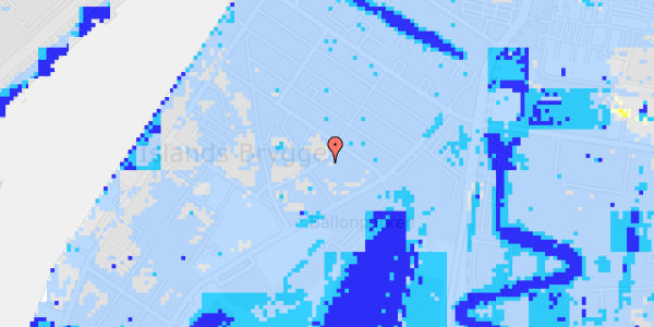 Ekstrem regn på Leifsgade 23, 5. th