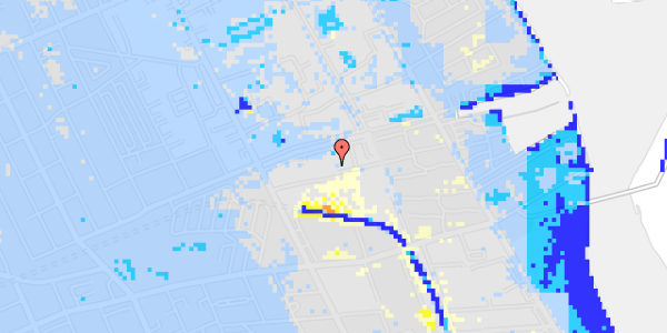 Ekstrem regn på Lergravsvej 56, 3. th