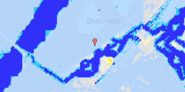 Ekstrem regn på Malmøgade 2, 4. th