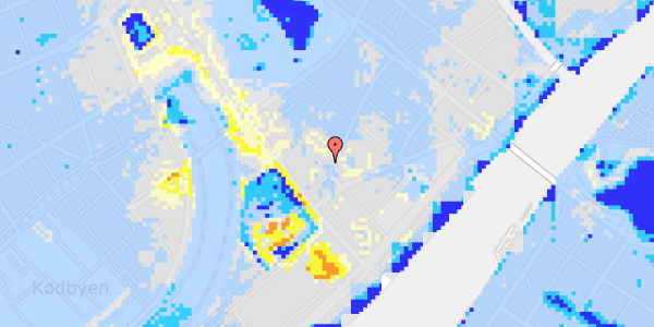 Ekstrem regn på Mitchellsgade 14