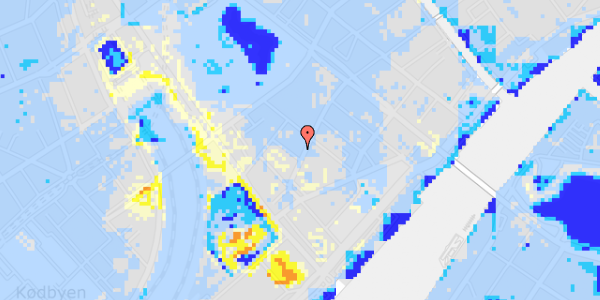 Ekstrem regn på Niels Brocks Gade 6, 2. tv