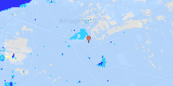 Ekstrem regn på Nordlandsgade 1, 2. th