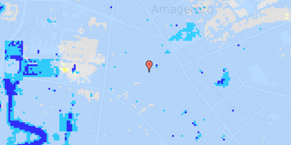 Ekstrem regn på Norgesgade 22, 2. th