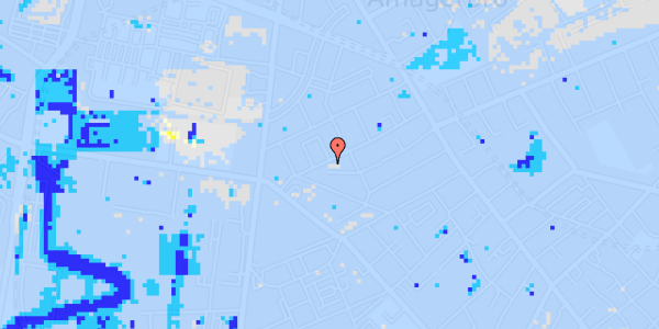 Ekstrem regn på Norgesgade 27, 3. th