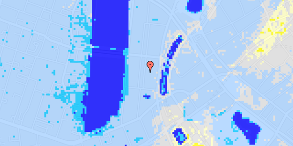 Ekstrem regn på Nyropsgade 39