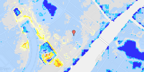 Ekstrem regn på Otto Mønsteds Gade 7, 1. th