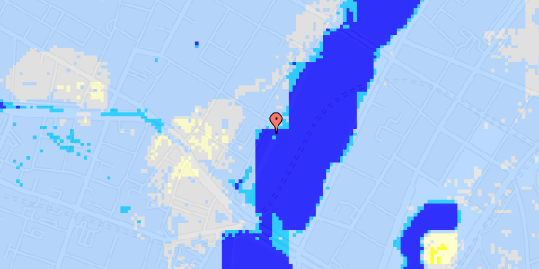 Ekstrem regn på Peblinge Dossering 38, 3. th