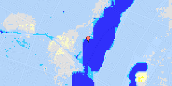 Ekstrem regn på Peblinge Dossering 44, 2. th