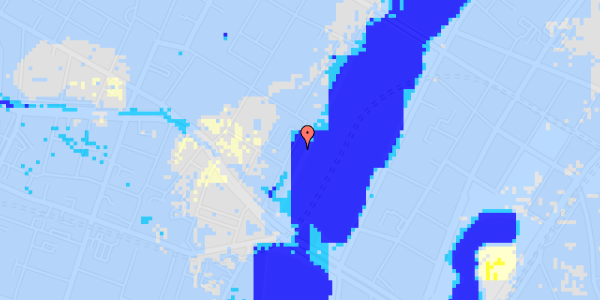 Ekstrem regn på Peblinge Dossering 46, 2. th