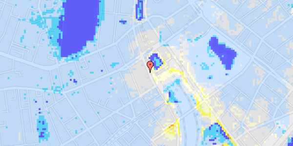 Ekstrem regn på Reventlowsgade 8, st. 