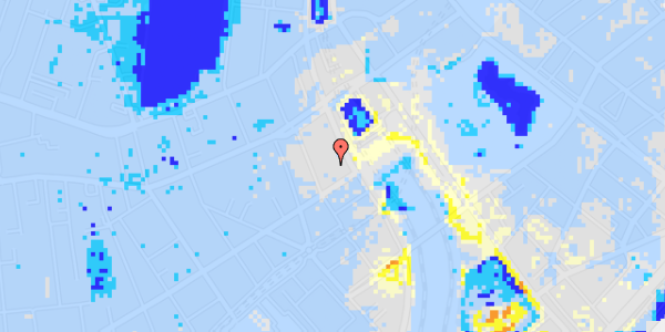 Ekstrem regn på Reventlowsgade 12B, 1. 