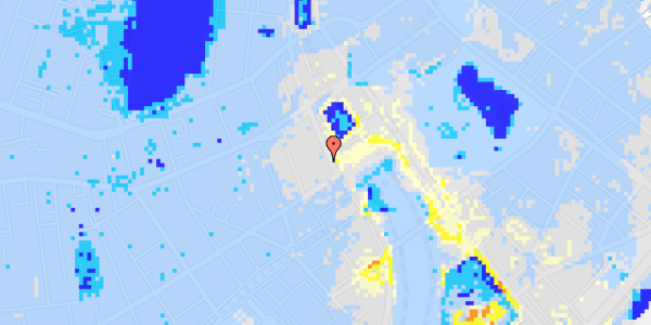 Ekstrem regn på Reventlowsgade 12, 1. 