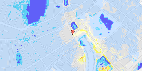 Ekstrem regn på Reventlowsgade 12, 5. 1