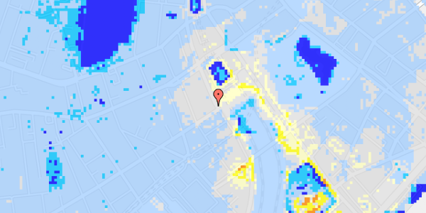 Ekstrem regn på Reventlowsgade 14, 2. 