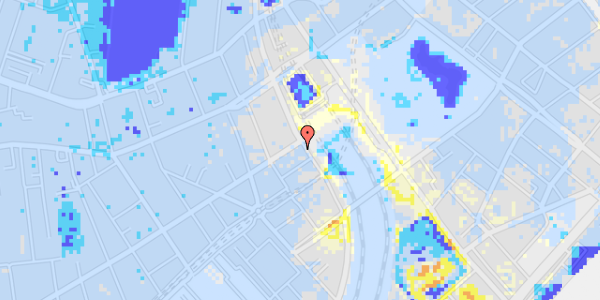 Ekstrem regn på Reventlowsgade 16, st. 2