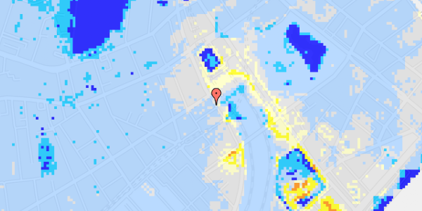 Ekstrem regn på Reventlowsgade 18, 2. th