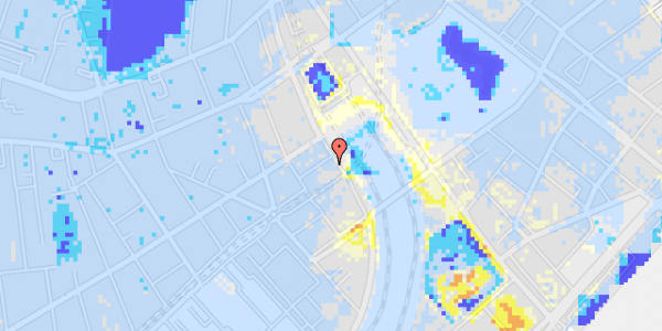 Ekstrem regn på Reventlowsgade 20, 3. th