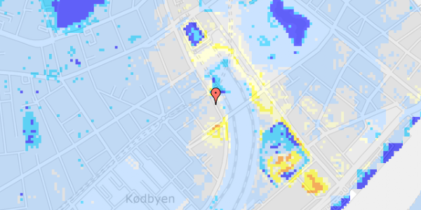 Ekstrem regn på Reventlowsgade 26, 2. th