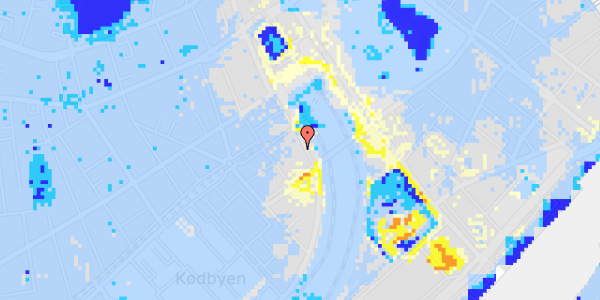 Ekstrem regn på Reventlowsgade 28, 5. th