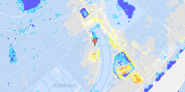 Ekstrem regn på Reventlowsgade 28, 5. tv