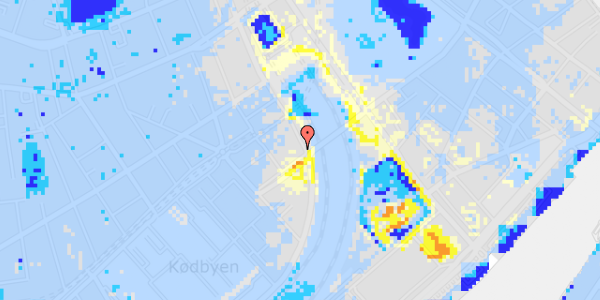 Ekstrem regn på Reventlowsgade 32, st. th