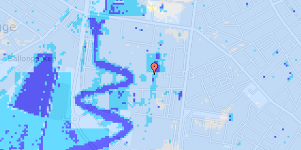 Ekstrem regn på Rued Langgaards Vej 12, 2. 220