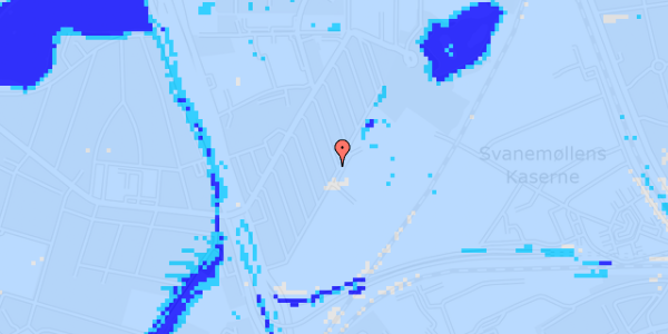 Ekstrem regn på Ryparken 120, 1. th