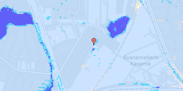 Ekstrem regn på Ryparken 184, 1. th