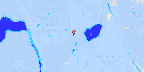 Ekstrem regn på Ryparken 194, 1. th