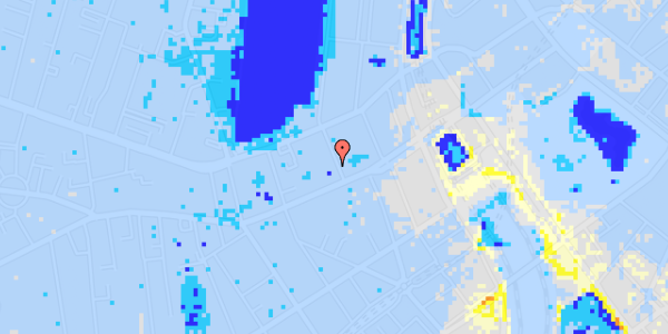 Ekstrem regn på Sankt Jørgens Allé 3, 3. th