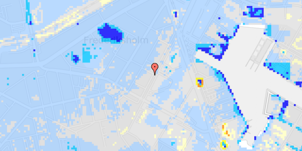 Ekstrem regn på Scandiagade 74, 1. th