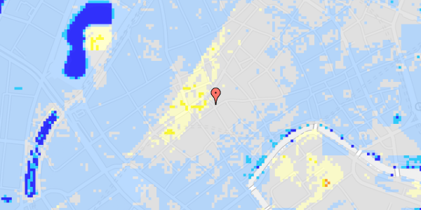 Ekstrem regn på Skoubogade 1, 4. th