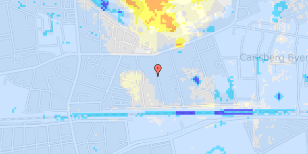 Ekstrem regn på Skovbogårds Allé 8