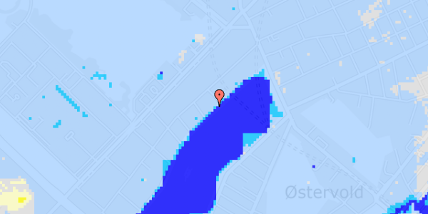 Ekstrem regn på Sortedam Dossering 85B, 1. 2