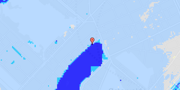 Ekstrem regn på Sortedam Dossering 95B, st. th