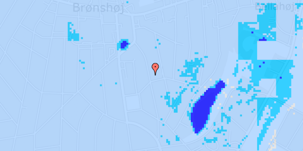 Ekstrem regn på Sparresholmvej 23