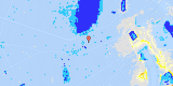 Ekstrem regn på Stenosgade 5, 1. th