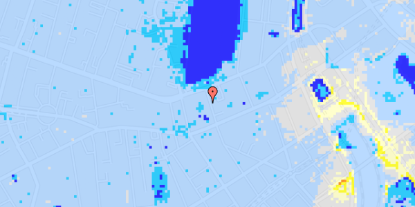 Ekstrem regn på Stenosgade 7, 2. th