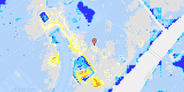 Ekstrem regn på Stoltenbergsgade 5, 4. tv