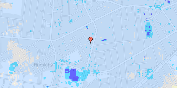 Ekstrem regn på Sundevedsgade 28, 1. th