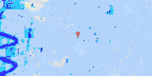 Ekstrem regn på Sundholmsvej 51, 1. th