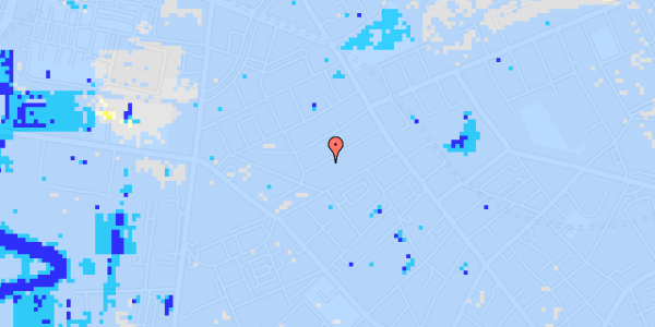 Ekstrem regn på Sverrigsgade 15, 3. th