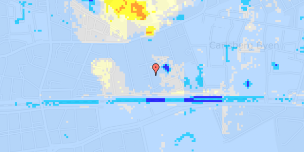 Ekstrem regn på Søndermarksvej 9