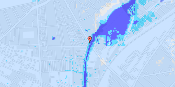 Ekstrem regn på Tagensvej 165, st. th